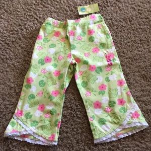 NWT Vintage Gymboree Leapin Lilly Pad frog pants Sz 5